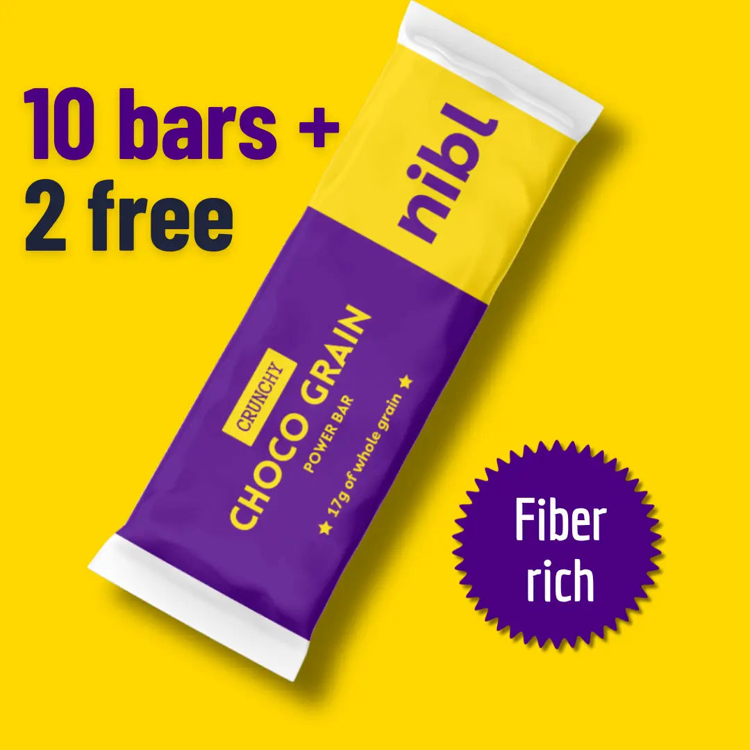 Crunchy Choco Grain Granola Bar – High-Fiber