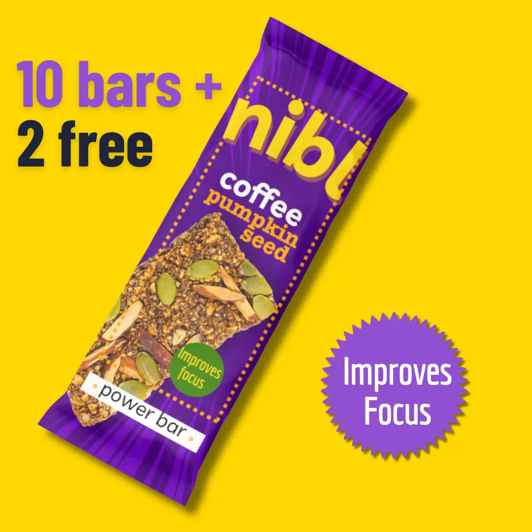 Coffee & Pumpkin Seed Granola Bar – For Focus & Energy