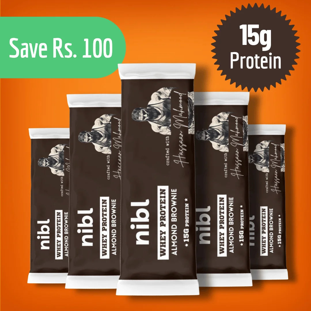 Almond Brownie Protein Bar – 15g Protein