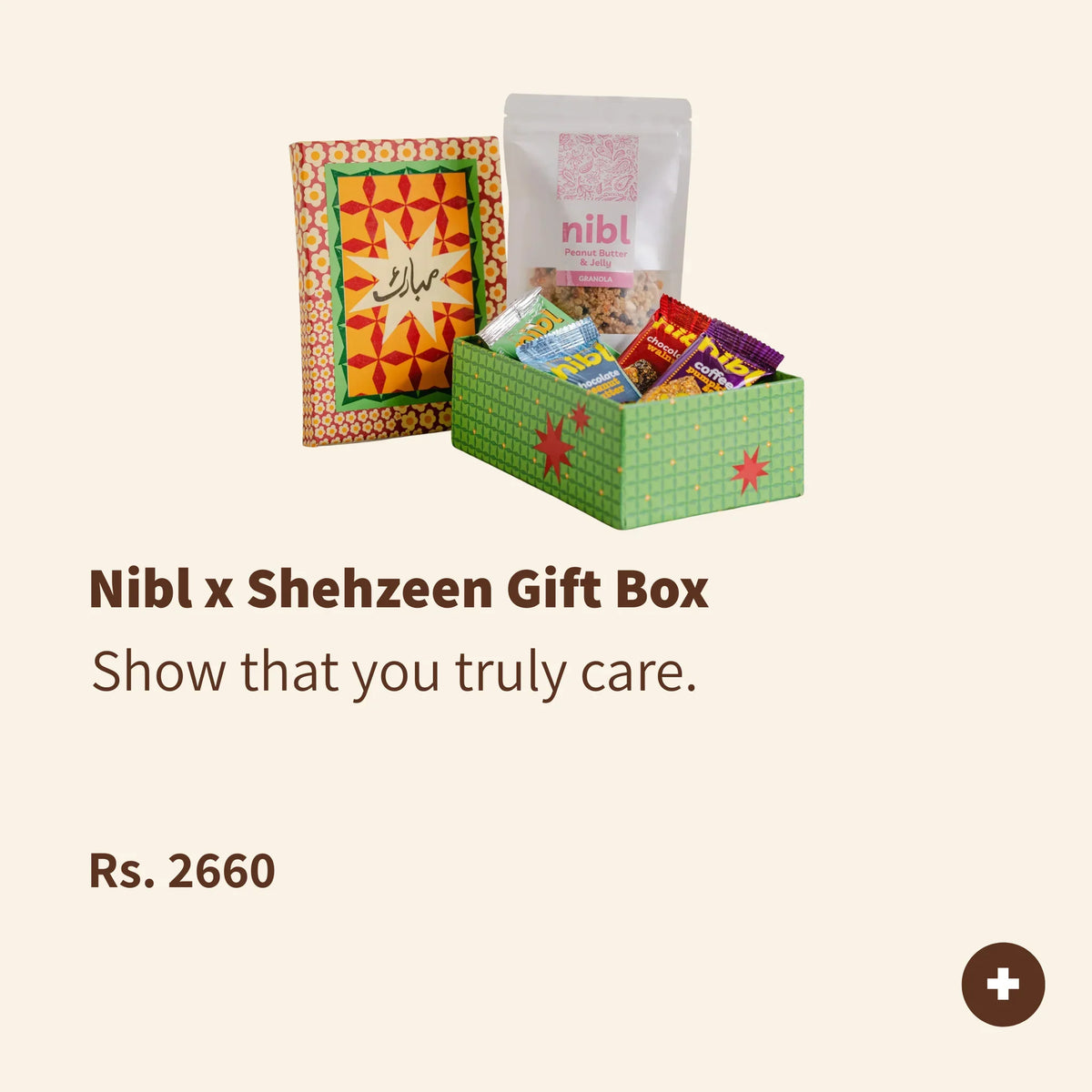 Nibl Gift Box with healthy protein bars, granola bars, and cereal – Thoughtful gift for men, women, and special occasions – Made in Pakistan