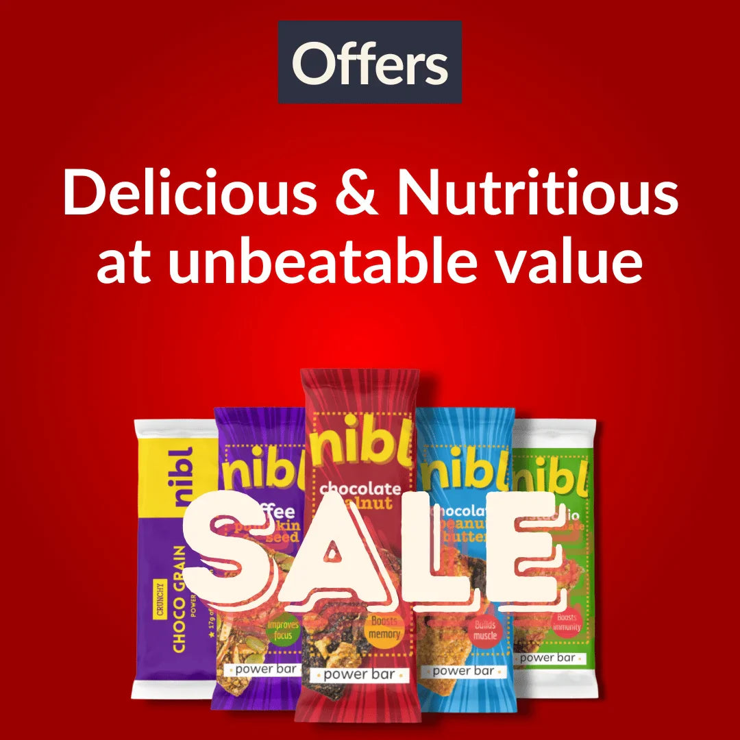 Nibl Irresistible Offers – Combo deals, bulk savings, and discounts on Halal protein bars, granola bars, and cereals – Made in Pakistan