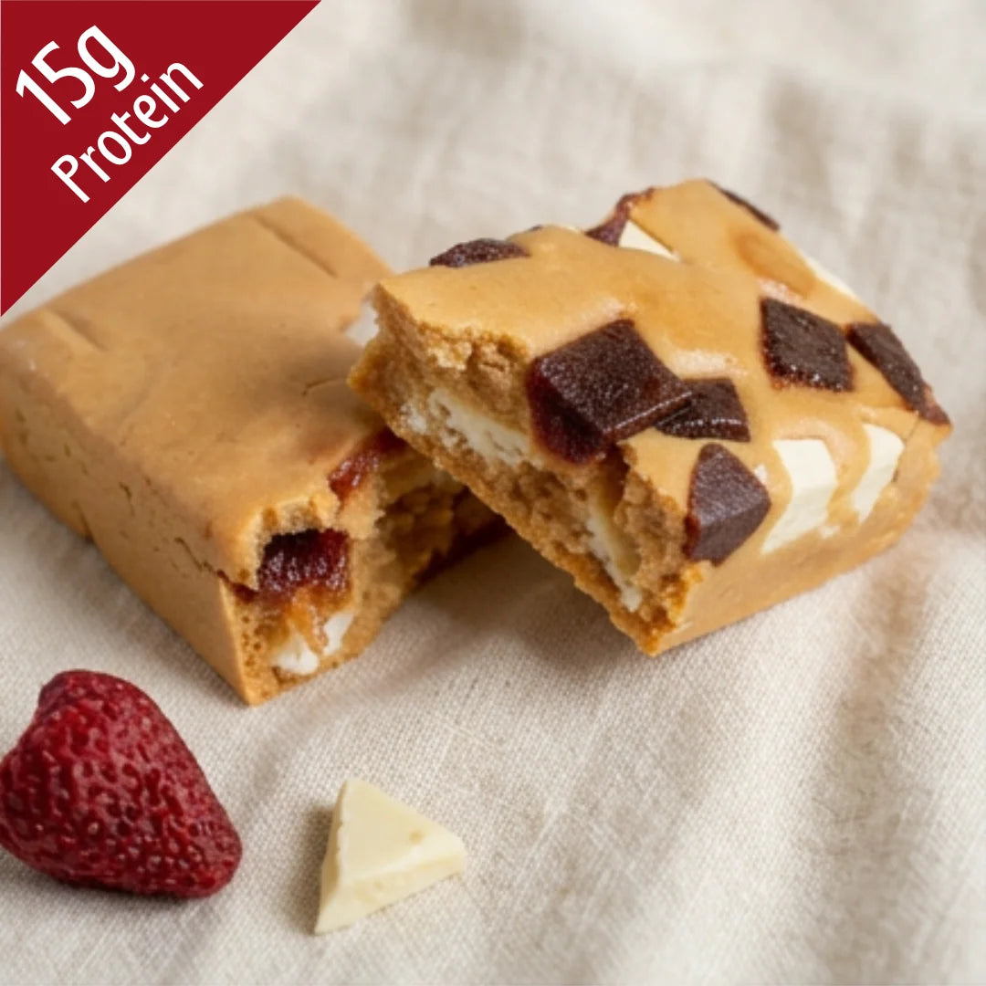 Nibl White Chocolate Brownie Protein Bar – 15g Protein | Halal Snack | Pakistan