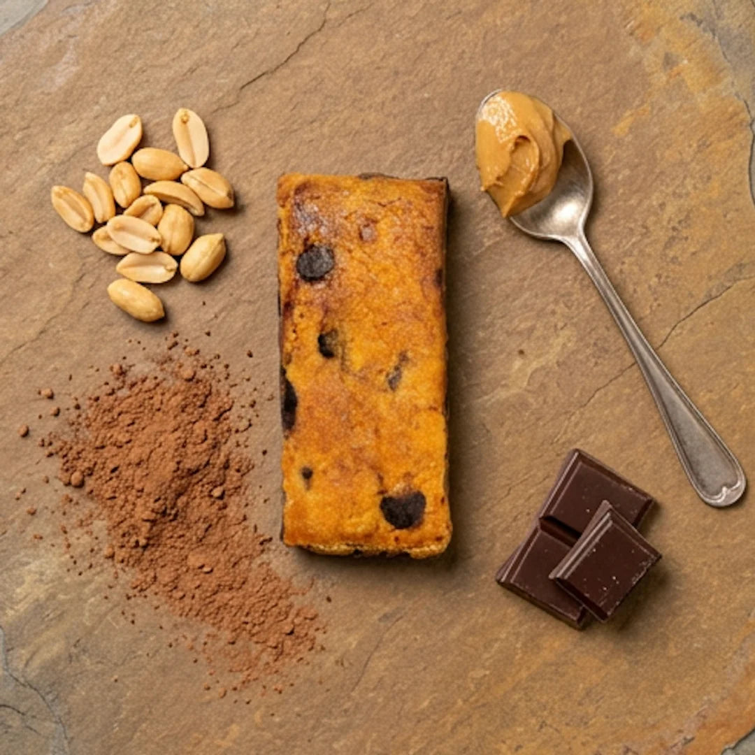 Nutrition facts for Nibl Peanut Butter Fudge Protein Bar – 15g whey protein