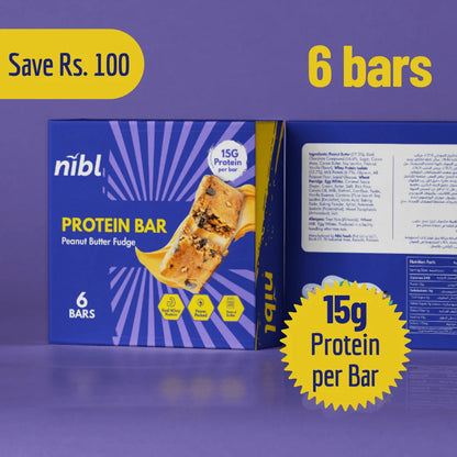 Peanut Butter Fudge Protein Bar – 15g Protein