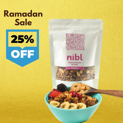 Nibl Peanut Butter & Jelly Granola Cereal – Nourishing Breakfast | Halal | Pakistan