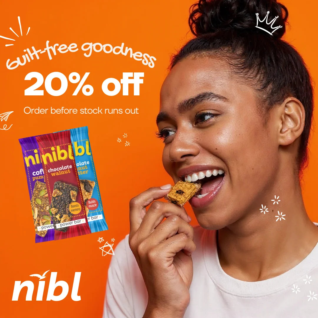 Nibl Coffee & Pumpkin Seed Granola Bar – desk snack, focus boost Pakistan