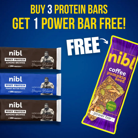 Buy any 3 Protein Bars, Get 1 Power Bar FREE