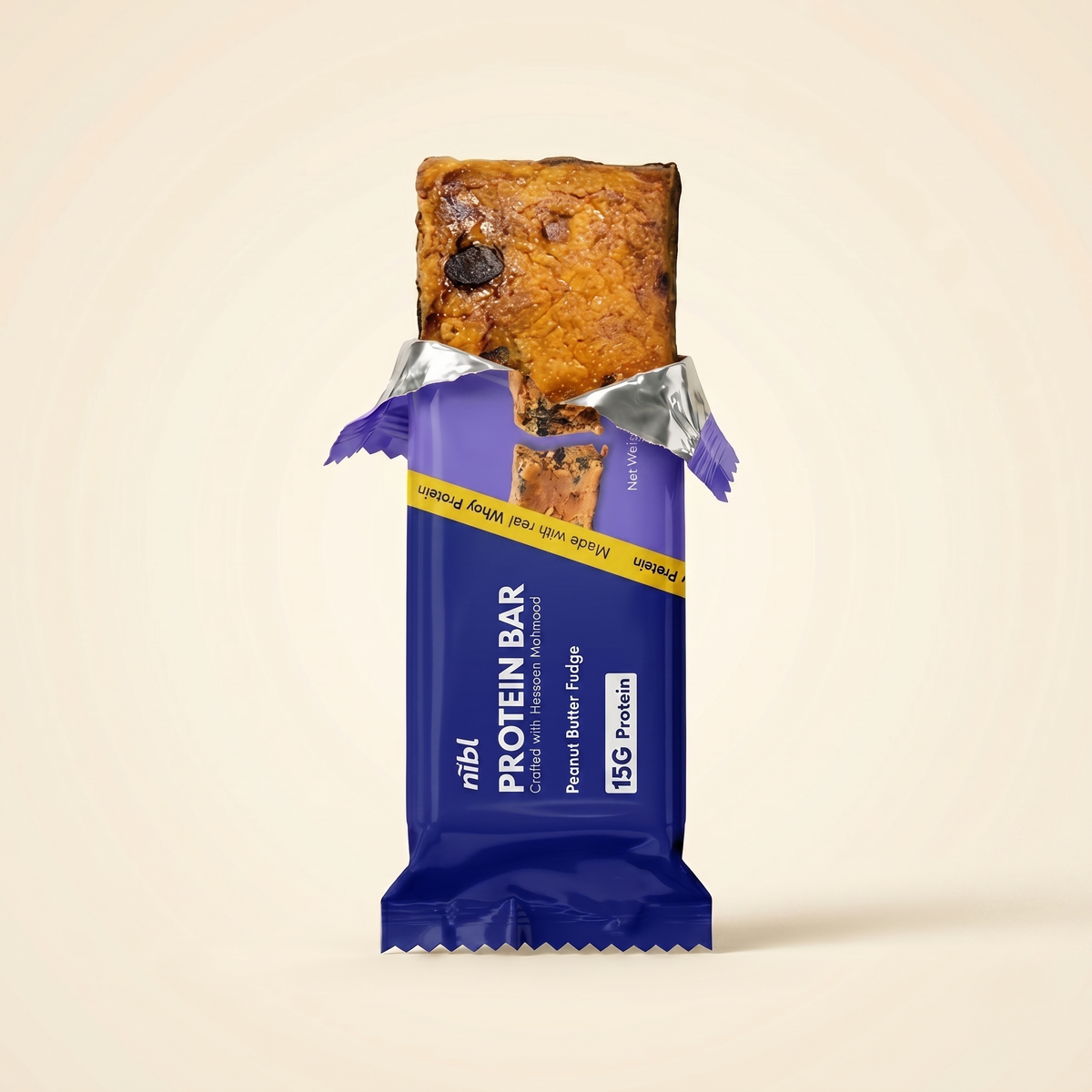 Peanut Butter Fudge Protein Bar – 15g Protein