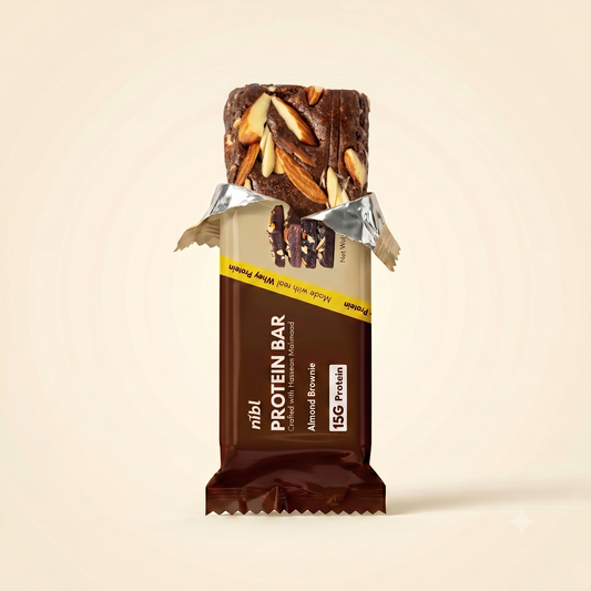 Almond Brownie Protein Bar – 15g Protein