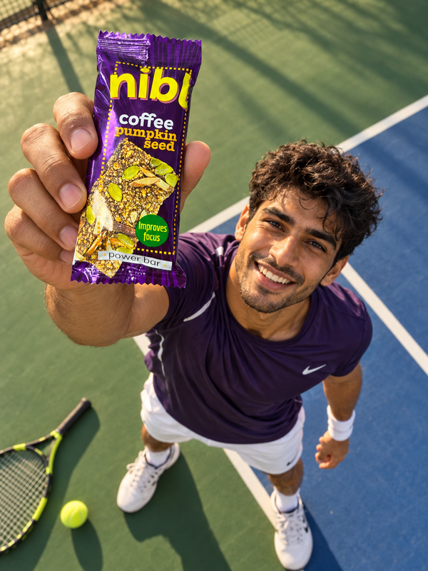Coffee & Pumpkin Seed Granola Bar – For Focus & Energy