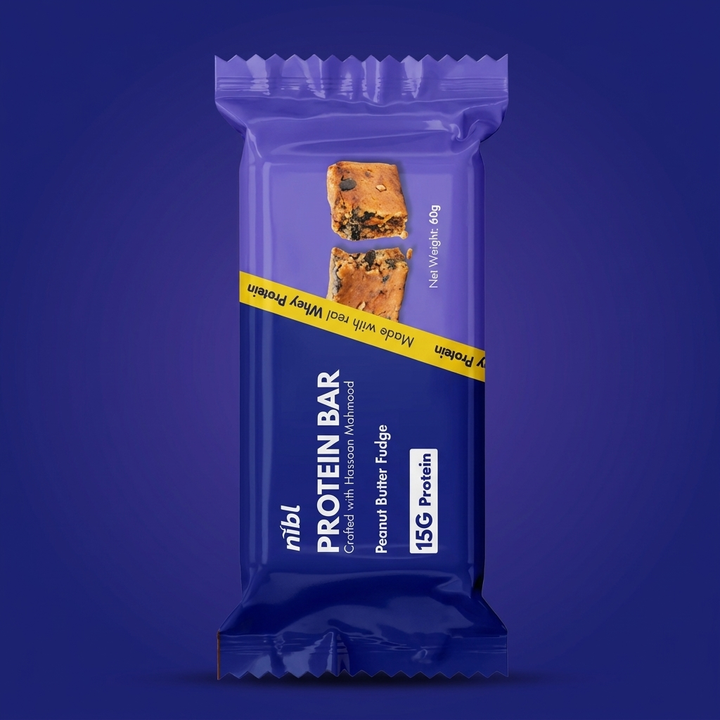 Peanut Butter Fudge Protein Bar – 15g Protein