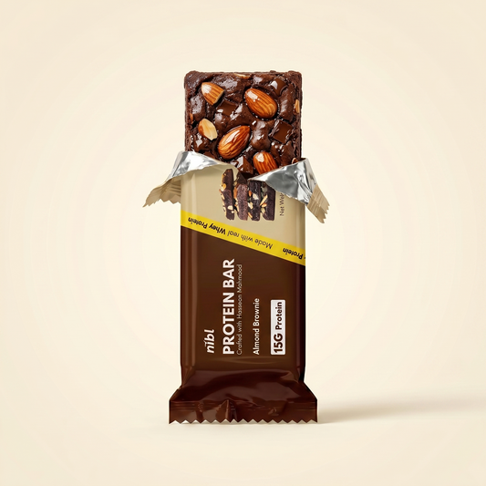 Almond Brownie Protein Bar – 15g Protein