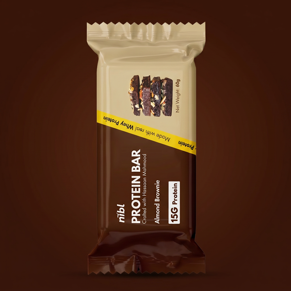 Almond Brownie Protein Bar – 15g Protein