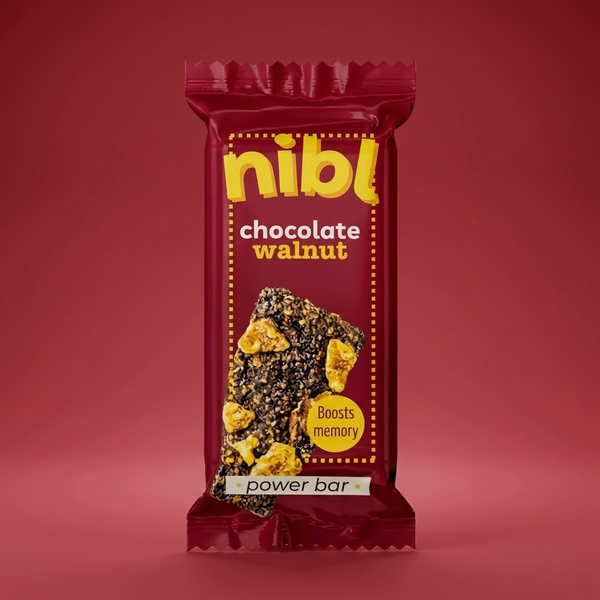 Chocolate & Walnut Granola Bar – Omega-3 Rich