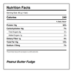 Peanut Butter Fudge Protein Bar – 15g Protein