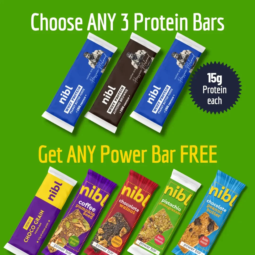 Buy any 3 Protein Bars, Get 1 Power Bar FREE